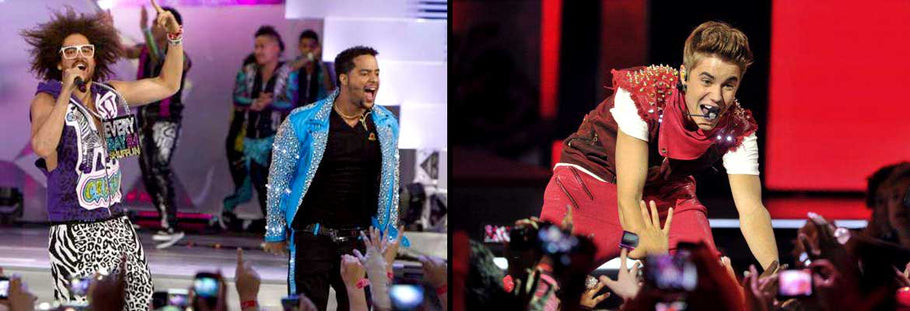 LMFAO AND JUSTIN BIEBER AT 2012 MUCH MUSIC AWARDS